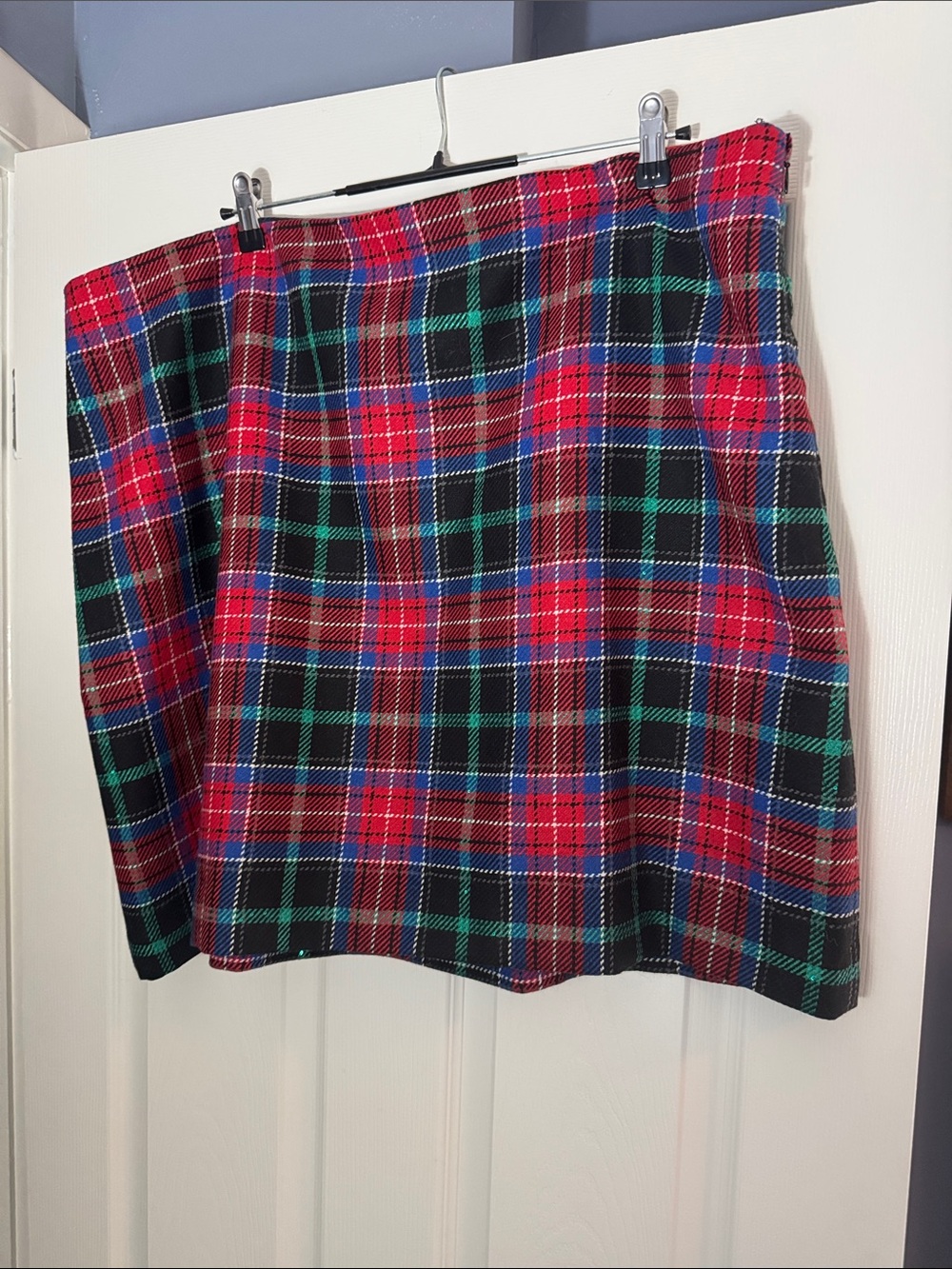 Talbots Red Tartan Plaid Mini Skirt - Classic Women's Skirt